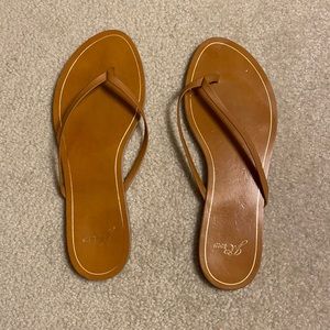 J crew capri leather sandals, made in Italy